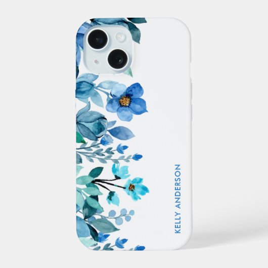Aquarelle tropicale florale moderne (Verso)