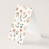 Aquarelle tropicale neutre Palm Mariage floral (Back)