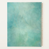 Aquarelle tropicale Palmiers floraux Mariage de co (Dos)