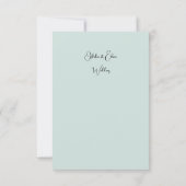 Aquarelle tulipe, Faire-part de mariage (Dos)