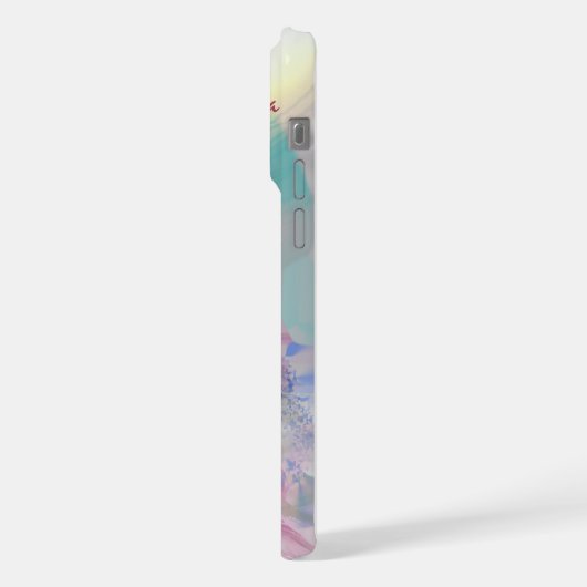 Aquarelle Tulipe rose (Côté gauche)