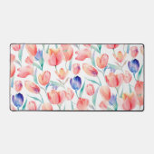 Aquarelle Tulips Motif de bureau Mat (Recto)