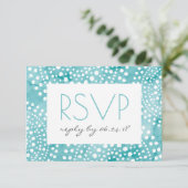 Aquarelle turquoise Bali Boho RSVP (Debout devant)