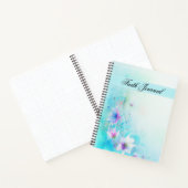 Aquarelle turquoise Floral Faith Journal (Intérieur)