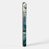 Aquarelle Turquoise Rose (Côté droit)