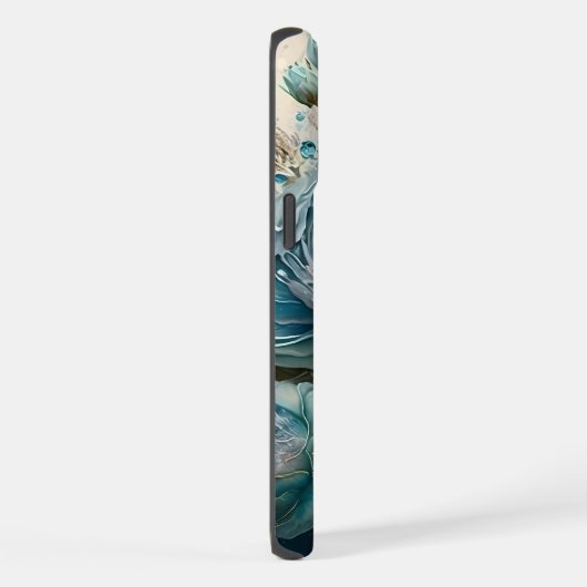 Aquarelle Turquoise Rose (Côté droit)