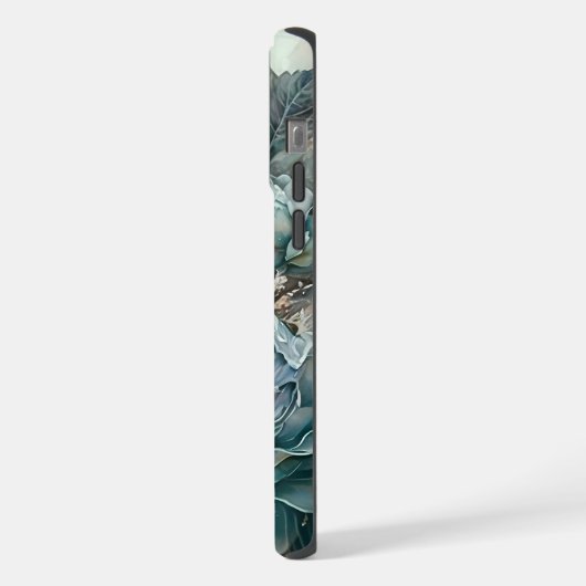 Aquarelle Turquoise Rose (Côté gauche)