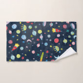 Aquarelle UFO du Motif de l'espace extra-atmosphér (Serviette à main)