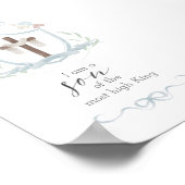 Aquarelle un fils de Dieu avec affiche (Coin)