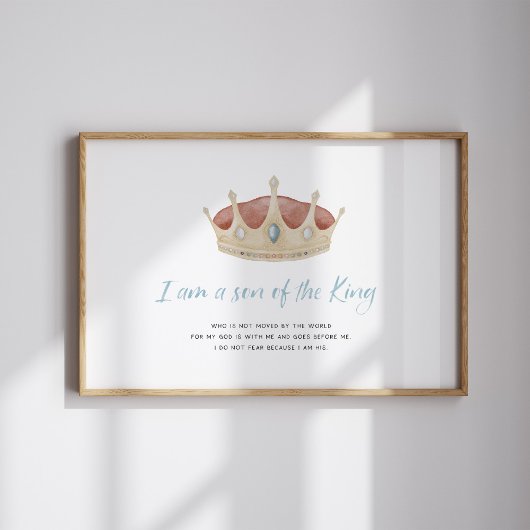 Aquarelle un fils de Dieu avec affiche de la couro