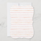 Aquarelle Un lapin est une invitation d'anniversai (Dos)