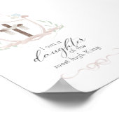 Aquarelle une fille de Dieu avec affiche (Coin)