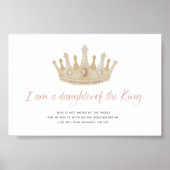 Aquarelle une fille de Dieu avec affiche de la cou (Devant)