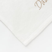 Aquarelle Unicorne et couronne florale Couverture  (Coin)