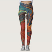 Aquarelle unique Meilleures Leggings pour votre ga (Devant)