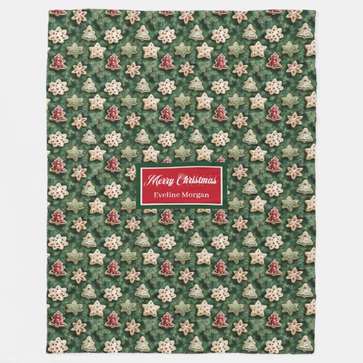 Aquarelle unique Noël Cookies couverture (Devant)