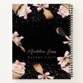 Aquarelle Ustensiles Rose & Cahier Cupcake (Dos)
