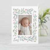 aquarelle vacances feuillage carte de voeux pour b (Debout devant)