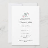 aquarelle vacances feuillage carte de voeux pour b (Dos)