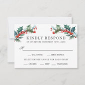 Aquarelle Vacances Verdure RSVP avec Entrees (Devant)