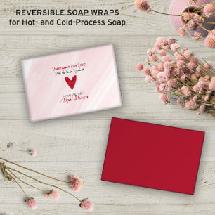 Aquarelle Valentine's Day 💖 Pink Soap Wrap Papier