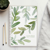 Aquarelle Verdure Feuille Botanique Personnalisée