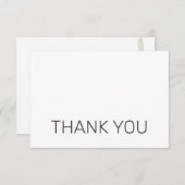 Aquarelle Verdure Funérailles Merci de deuil (Devant / Derrière)