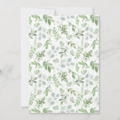 Aquarelle Verdure Il A Dit Qu'Elle A Dit Carte De  (Dos)