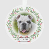 Aquarelle Verdure Wreath Personnalisée Photo pour  (devant)