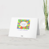 Aquarelle Verre tendu Look Merci Cartes (Dos)