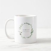 Aquarelle vert Bridesmaid Proposition Mug (Gauche)