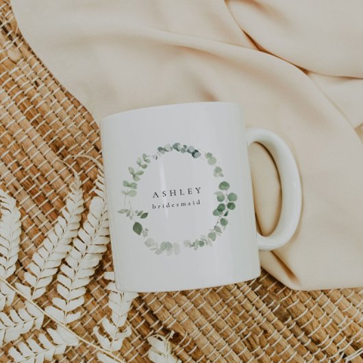 Aquarelle vert Bridesmaid Proposition Mug