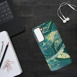 Aquarelle Vert et Or<br><div class="desc">Aquarelle Vert et or Samsung Galaxy S21 Coque</div>