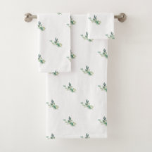 Aquarelle Vert Feuilles Floral sans couture Motif
