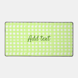 Aquarelle vert plaid ginham personnalisé ajouter t