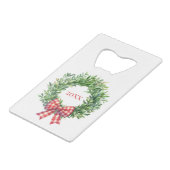 Aquarelle Verte Avec Bow En vichy Rouge (Devant Angle)