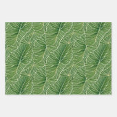 Aquarelle verte Feuille  Motif (Devant)
