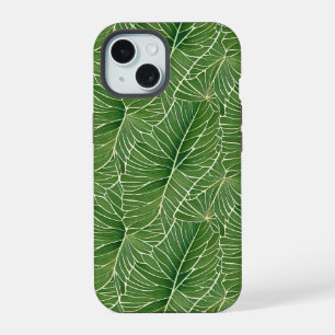 Aquarelle verte Feuille Motif