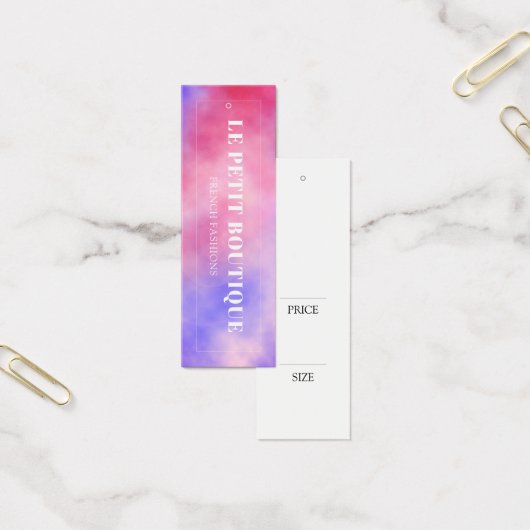 Aquarelle Vêtements à coudre affichage Prix (Bureau)