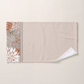 Aquarelle vintage Blush et Terracotta Floral (Serviette à main)