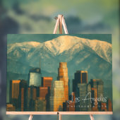 Aquarelle vintage de Los Angeles | Californie rétr (Neutre)