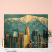 Aquarelle vintage de Los Angeles | Californie rétr (Mariage)