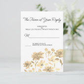 Aquarelle vintage Florale Design RSVP (Debout devant)