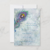 Aquarelle vintage Peacock RSVP (Dos)