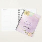 aquarelle violet chic Wedding planner (Devant avec enveloppe)
