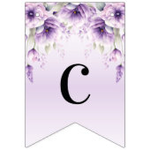 Aquarelle violet drapeau de Bunal Floral (Premier drapeau)