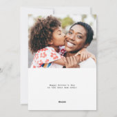 aquarelle violet fleurie joyeuse carte mère (Dos)