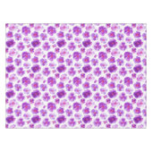 Aquarelle violet pansement nappe à fleurs florales (Devant (Horizontal))