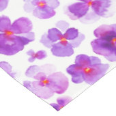 Aquarelle violet pansement nappe à fleurs florales (Angle)