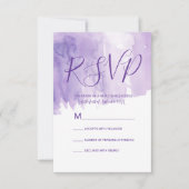 Aquarelle violet RSVP (Devant)